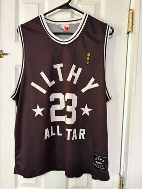 ILTHY All Star 23 Basketball Jersey - Black & White
